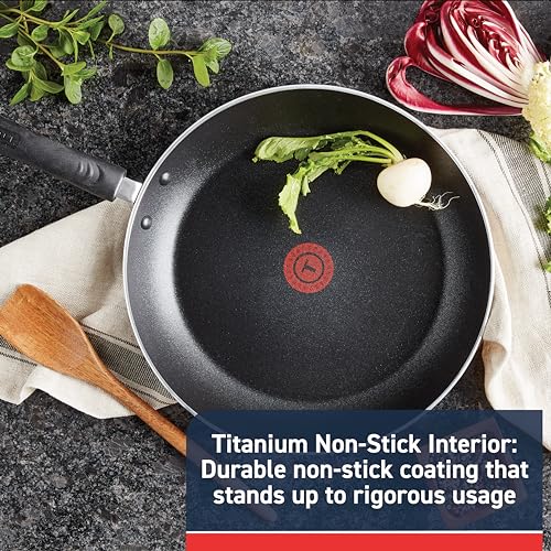 T-fal Expertise 8-Inch Nonstick Fry Pan - Induction Prepared, Oven Secure to 400°F, Splendid for Cooking, Skillet, Egg Pan, and Kitchen Use